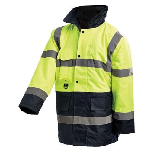 Picture of HI-VIS 2 TONE 3/4 LENGTH WET WEATHER TAPED JACKET